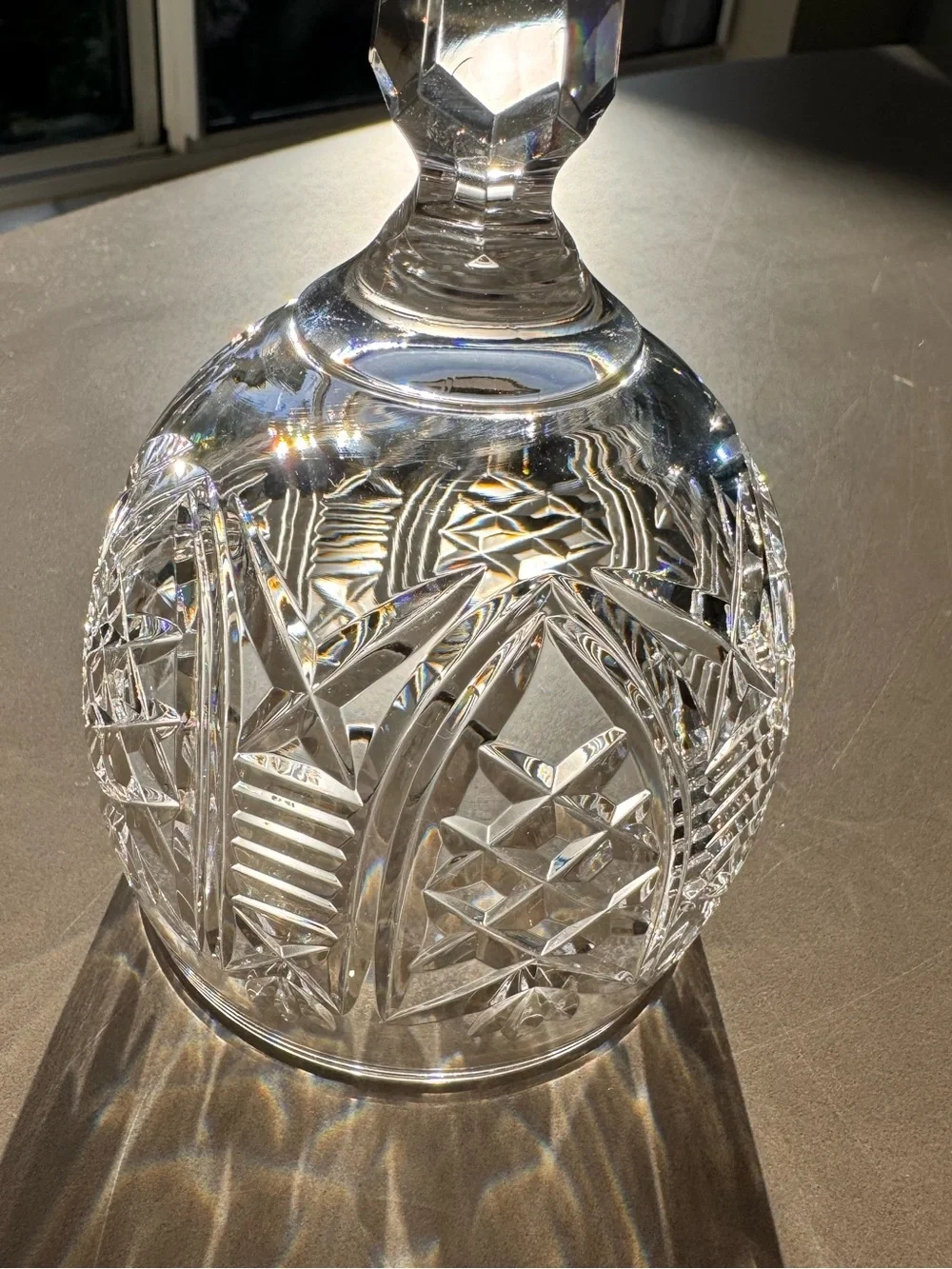 Just me…Waterford Clare Crystal wine Goblet 6⅞” Irish Crystal Vintage Signed